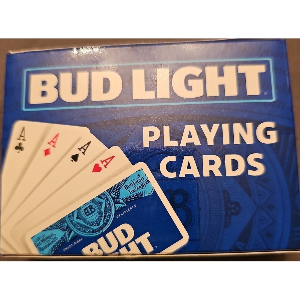NWOT Bud Light playing cards